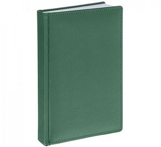Ежедневник Berlingo EFFECT, А5, недатированный, материал PRESTIGE PEARL, зеленый